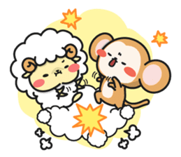 Close Friendship of Mofubo and Makabo sticker #9193874