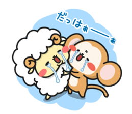 Close Friendship of Mofubo and Makabo sticker #9193875