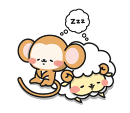 Close Friendship of Mofubo and Makabo sticker #9193876