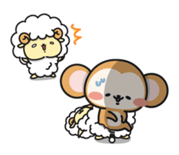 Close Friendship of Mofubo and Makabo sticker #9193877