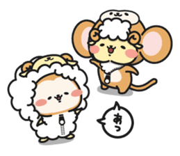 Close Friendship of Mofubo and Makabo sticker #9193879