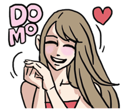 AsB - Comic Girls In Red sticker #9194779