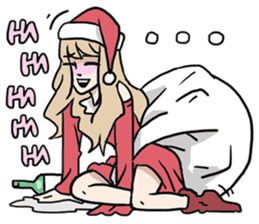 AsB - Comic Girls In Red sticker #9194791