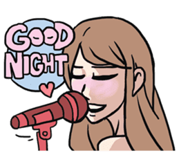 AsB - Comic Girls In Red sticker #9194806