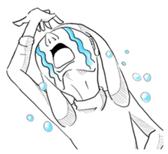 Emotional "Dreaming girl" sticker #9194891