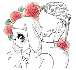 Emotional "Dreaming girl" sticker #9194898