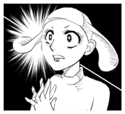 Emotional "Dreaming girl" sticker #9194900