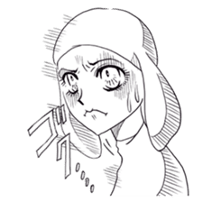 Emotional "Dreaming girl" sticker #9194905