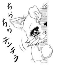 Emotional "Dreaming girl" sticker #9194908