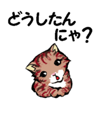 Real cat2 sticker #9195061