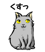 Real cat2 sticker #9195087