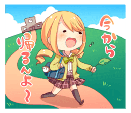 The Kansai dialect girl sticker #9196161