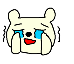 English cute LOVE bear. sticker #9196291