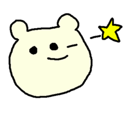 English cute LOVE bear. sticker #9196322