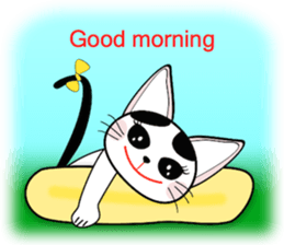 FUKU is happy cat sticker #9196733