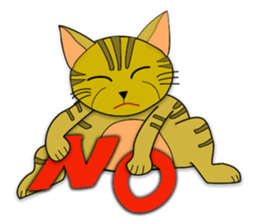 FUKU is happy cat sticker #9196743