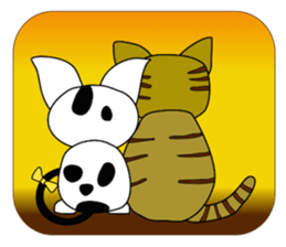 FUKU is happy cat sticker #9196744