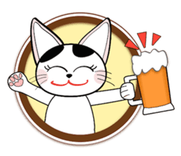 FUKU is happy cat sticker #9196745