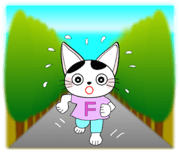 FUKU is happy cat sticker #9196752