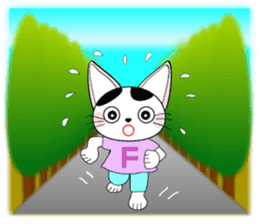 FUKU is happy cat sticker #9196752