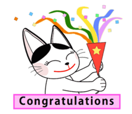 FUKU is happy cat sticker #9196756