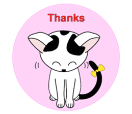 FUKU is happy cat sticker #9196767