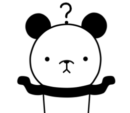 Respect language Panda sticker #9196843