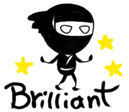 Kawaii Ninja sticker #9196899