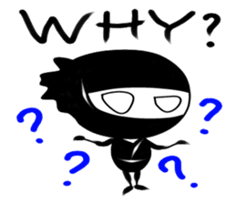Kawaii Ninja sticker #9196919