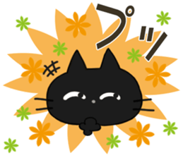 Sticker. black cat2 sticker #9197082