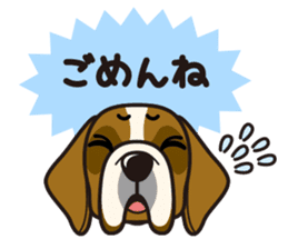 iinu - Saint Bernard sticker #9197091
