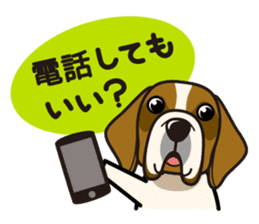 iinu - Saint Bernard sticker #9197093