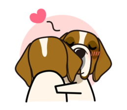 iinu - Saint Bernard sticker #9197096