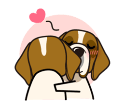 iinu - Saint Bernard sticker #9197096