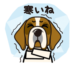 iinu - Saint Bernard sticker #9197104