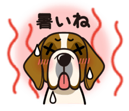 iinu - Saint Bernard sticker #9197105