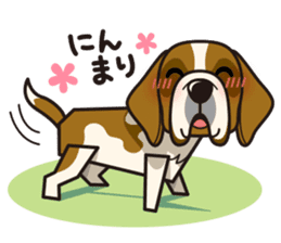 iinu - Saint Bernard sticker #9197114