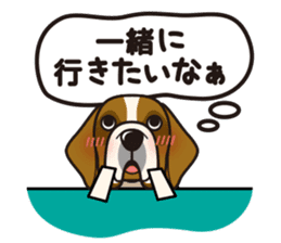 iinu - Saint Bernard sticker #9197122