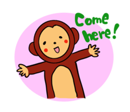 Protagonist Monkey sticker #9197169