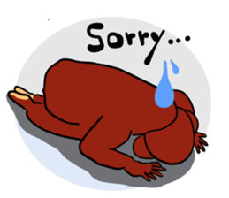 Protagonist Monkey sticker #9197176