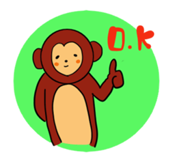 Protagonist Monkey sticker #9197191