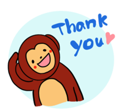 Protagonist Monkey sticker #9197192