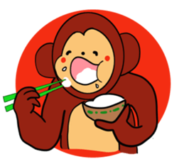 Protagonist Monkey sticker #9197194