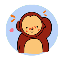Protagonist Monkey sticker #9197203