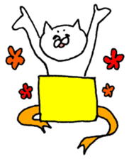 The cat which I drew 7 sticker #9197292