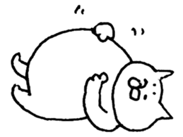 The cat which I drew 7 sticker #9197296