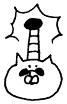 The cat which I drew 7 sticker #9197304