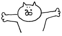 The cat which I drew 7 sticker #9197305