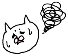 The cat which I drew 7 sticker #9197308