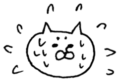 The cat which I drew 7 sticker #9197314